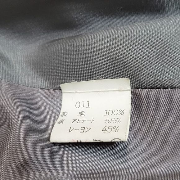 Yves Saint Laurent Rive Gauche Wool Blazer – Gray, Size 36, Made in France - Picture 12 of 12